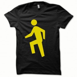 Shirt LMFAO Party Rock Anthem jaune/noir slim fit pour homme et femme