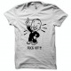 Shirt fuck off humour blanc pour homme et femme