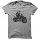 Shirt Bugs Bunny biker gris pour homme et femme