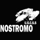 Shirt Nostromo Alien blanc/noir pour homme et femme