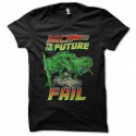 Shirt back to the future fail noir pour homme et femme