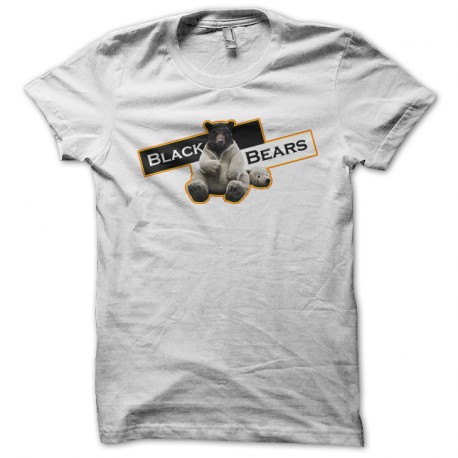 Shirt black bears blanc pour homme et femme