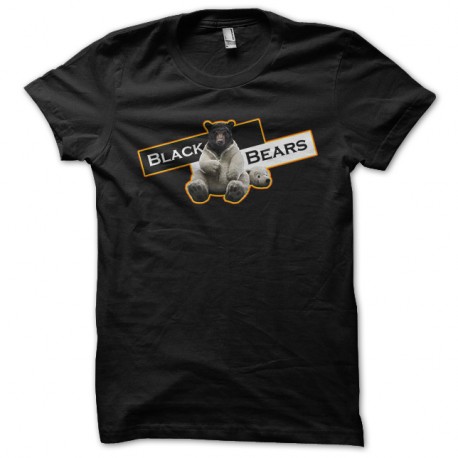 Shirt black bears noir pour homme et femme
