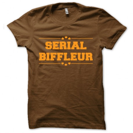 Shirt serial biffeur marron pour homme et femme