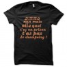 Shirt nabilla prison noir pour homme et femme