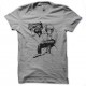 Shirt singe et son poste gris pour homme et femme