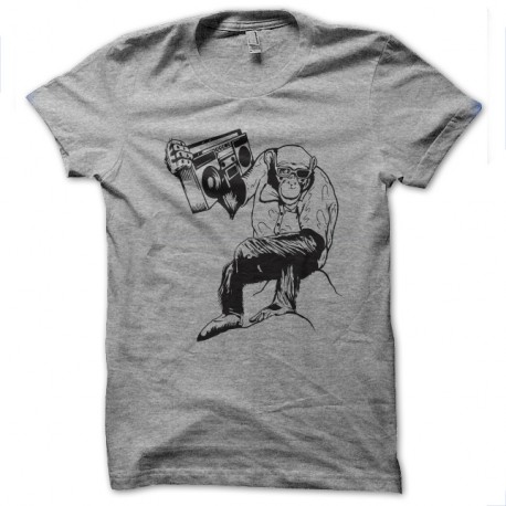 Shirt singe et son poste gris pour homme et femme