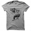 Shirt singe et son poste gris pour homme et femme