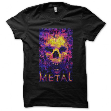 Shirt metal noir pour homme et femme
