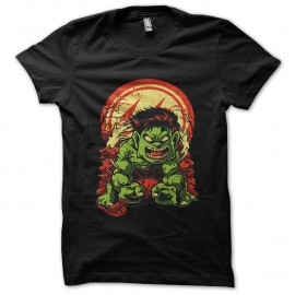 Shirt The Hulk noir pour homme et femme