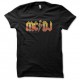 Shirt mc dj noir pour homme et femme