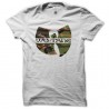 Shirt wu tang clan logo couleur camo blanc pour homme et femme