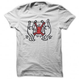 Shirt houra keith haring blanc pour homme et femme