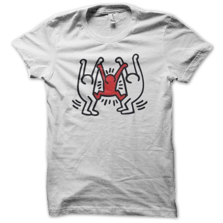 Shirt houra keith haring blanc pour homme et femme
