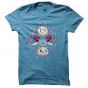Shirt la revanche des chats turquoise pour homme et femme