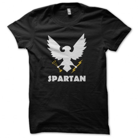 Shirt spartan halo noir pour homme et femme