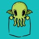 Shirt Cthulhu dans ta poche bleu ciel pour homme et femme