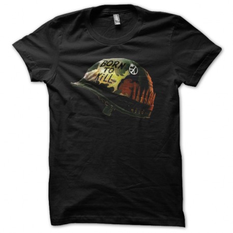 Shirt Full Metal Jacket noir pour homme et femme