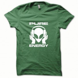 Shirt Pure Energy blanc/vert bouteille slim fit pour homme et femme