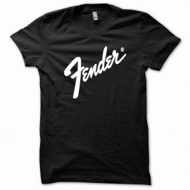 Shirt Fender Blanc/Noir slim fit pour homme et femme