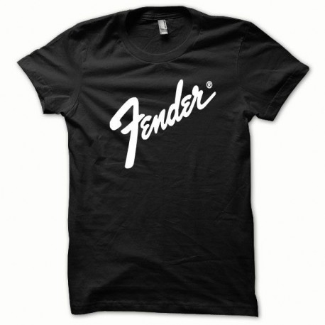 Shirt Fender Blanc/Noir slim fit pour homme et femme