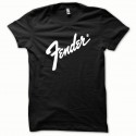 Shirt Fender Blanc/Noir slim fit pour homme et femme