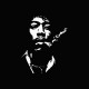 Shirt Jimi Hendrix blanc/noir pour homme et femme
