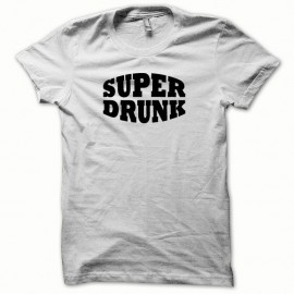 Shirt Super Drunk noir/blanc pour homme et femme