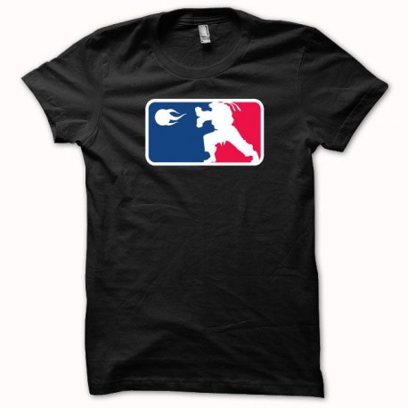 Shirt Hadouken Hadoken en noir pour homme et femme