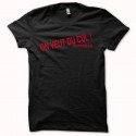 Shirt SuperGrave SuperBad On veut du cul rouge/noir pour homme et femme