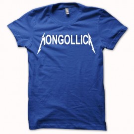 Shirt Mongollica parodie metallica bleu royal pour homme et femme