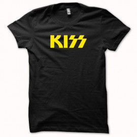 Shirt Kiss jaune/noir pour homme et femme