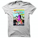 Shirt Capitaine Orgazmo blanc pour homme et femme