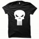 Shirt Punisher blanc/noir slim fit pour homme et femme