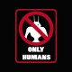 Shirt Disctrict 9 Humans only blanc/noir pour homme et femme