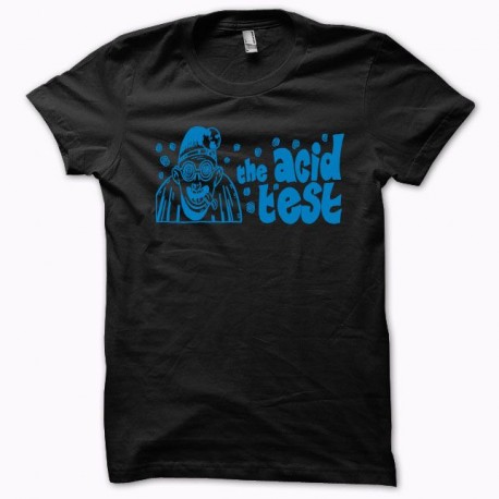 Shirt Acid test LSD bleu/noir pour homme et femme