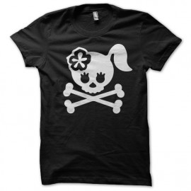 Shirt lady skull noir pour homme et femme