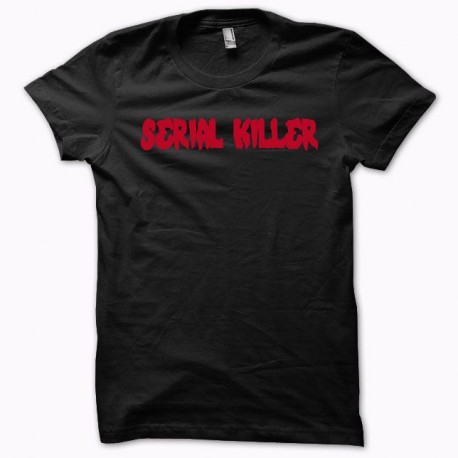 Shirt Serial Killer rougeNoir pour homme et femme