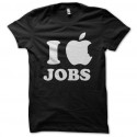 Shirt I love jobs noir pour homme et femme