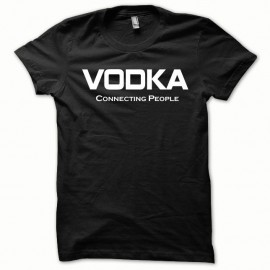 Shirt classical Vodka Connecting People blanc pour homme et femme