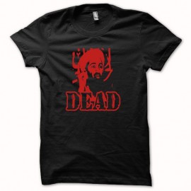 Shirt Oussama ben Laden dead ????? ?? ???? ?? ??? ?? ???? noir pour homme et femme