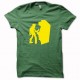 Shirt gamer zombie arcade jaune/vert bouteille pour homme et femme