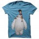 Shirt big hero 6 characters bleu ciel pour homme et femme