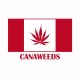 Shirt canada drapeau cannabis canaweed blanc pour homme et femme