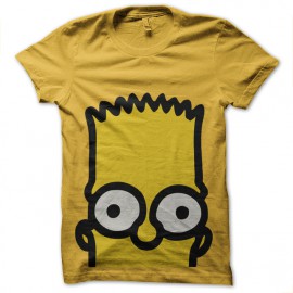 Shirt Bart Simpson jaune pour homme et femme