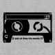 Shirt cassette années 80 gris pour homme et femme