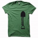 Shirt zombie killer la pelle qui tue noir/vert bouteille pour homme et femme