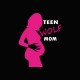 Shirt Teen Wolf mom blanc/noir pour homme et femme