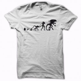 Shirt Alien xénomorphe Evolution noir/blanc pour homme et femme
