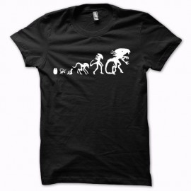 Shirt Alien xénomorphe Evolution noir/blanc pour homme et femme